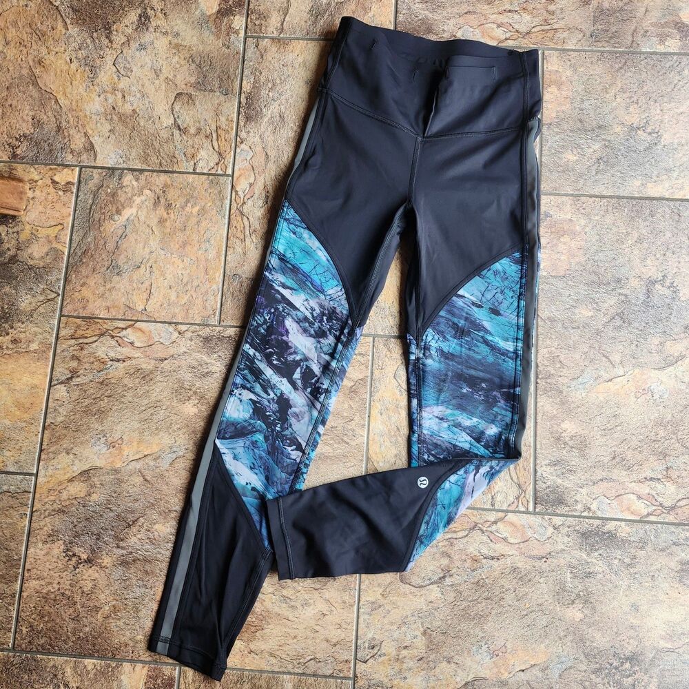 (4) Lululemon Run to Reset Tight 25"